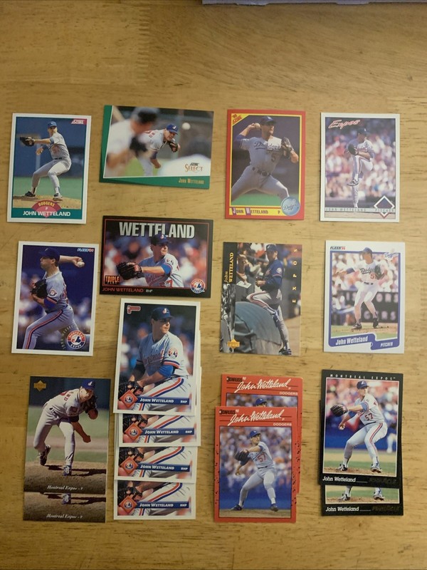 John Wetteland  44 Card Lot. Expos Dodgers