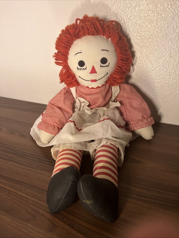 vintage 25 inch raggedy ann doll