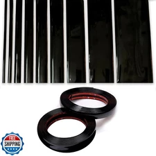 NANSH 16Ft Glossy Black Extra Thick Auto Molding Trim Universal Bumper Window