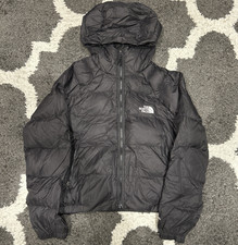 The North Face Black Hooded Puffer Jacket Ful...