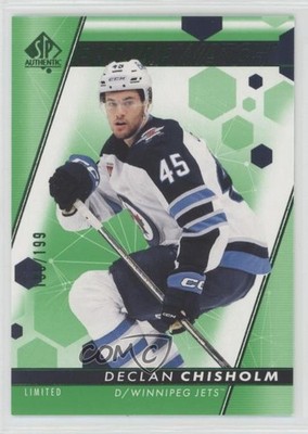 2022 SP Authentic Future Watch Limited Green /199 Declan Chisholm Rookie RC 1e7g