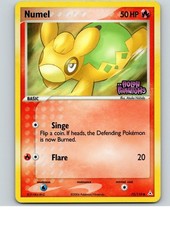 Numel 72/110 Common Holon Phantoms Pokemon Reverse Holo Moderately Played