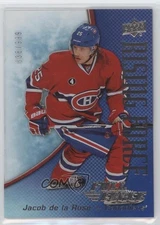 2015-16 Upper Deck Full Force Rising /999 Jacob De La Rose #RF-DE Rookie RC