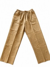 Alfred Dunner Women  s Brown Pull On Pants Elastic Waist Size M