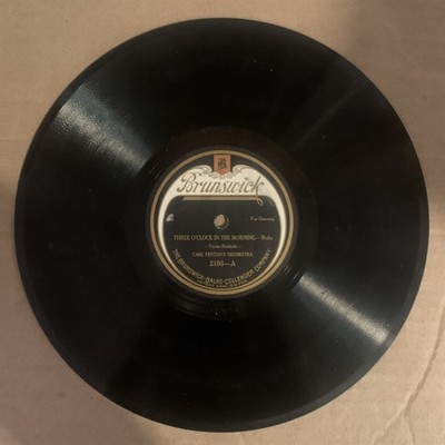 Carl Fenton's Orchestra, 78 rpm, V, Three O'Clock In The Morning, 2193