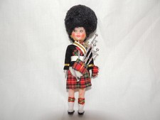 8" Vintage Scottish Dolls Open/Close Eyes 