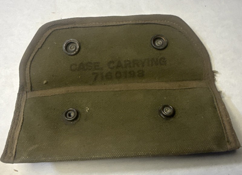 GENUINE US MILITARY WWII ERA M1 GARAND RIFLE GRENADE SIGHT CARRYING CASE POUCH