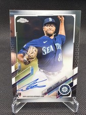 2021 Topps Chrome Aaron Fletcher Auto Rookie Autographs AU #RA-AF Card. rookie card picture