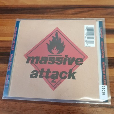 MASSIVE ATTACK blue lines VG+/EX (CD Album, Rock, Wild Bunch, 1991)