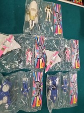 1995 McDonalds Mighty Morphin Power Rangers Movie Lot of 5 Pink Blue White MMPR