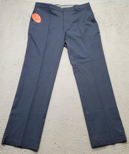 Greg Norman Golf Performance Pants Men's 34/32 Navy Stretch Slash Pocket Waist