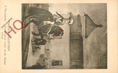 Ansichtskarte ~ Velazquez, Don Baltasar Carlos in der Reitschule