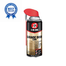 3-IN-ONE Garage Door Lubricant with SMART STRAW SPRAYS 2 WAYS, 6-Pack, White