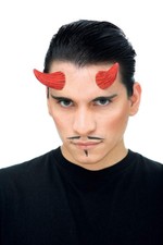 Demon Prosthetic Horns Red