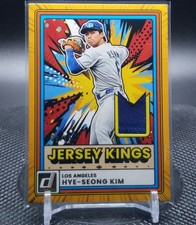 2026 Donruss Baseball Hye-Song Kim Jersey Kings Relic Gold /10 Dodgers