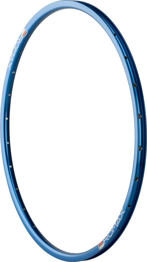 Promax RMV 20'' Clincher Rim-Lightweight 6061-T6 Aluminum, Blue, 28H, Strong -