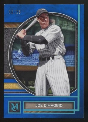 2025 Topps Museum Collection Joe DiMaggio Blue Topaz /25 #22