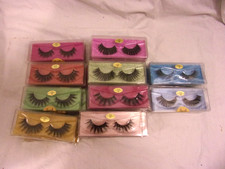 Mink False Eyelashes 3D CS 01 Thru CS 09 Roug...