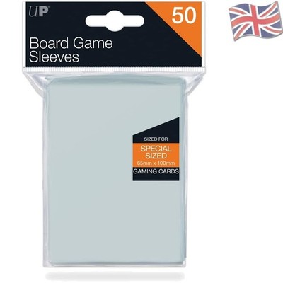 Ultra-Clear Game Sleeves 65mm x 100mm - 50 Stück zum Kartenschutz