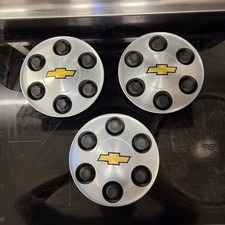 3 Chevy Center Cap Hubcap Silverado Tahoe Express 9596341 Oem 17 Wheel Genuine