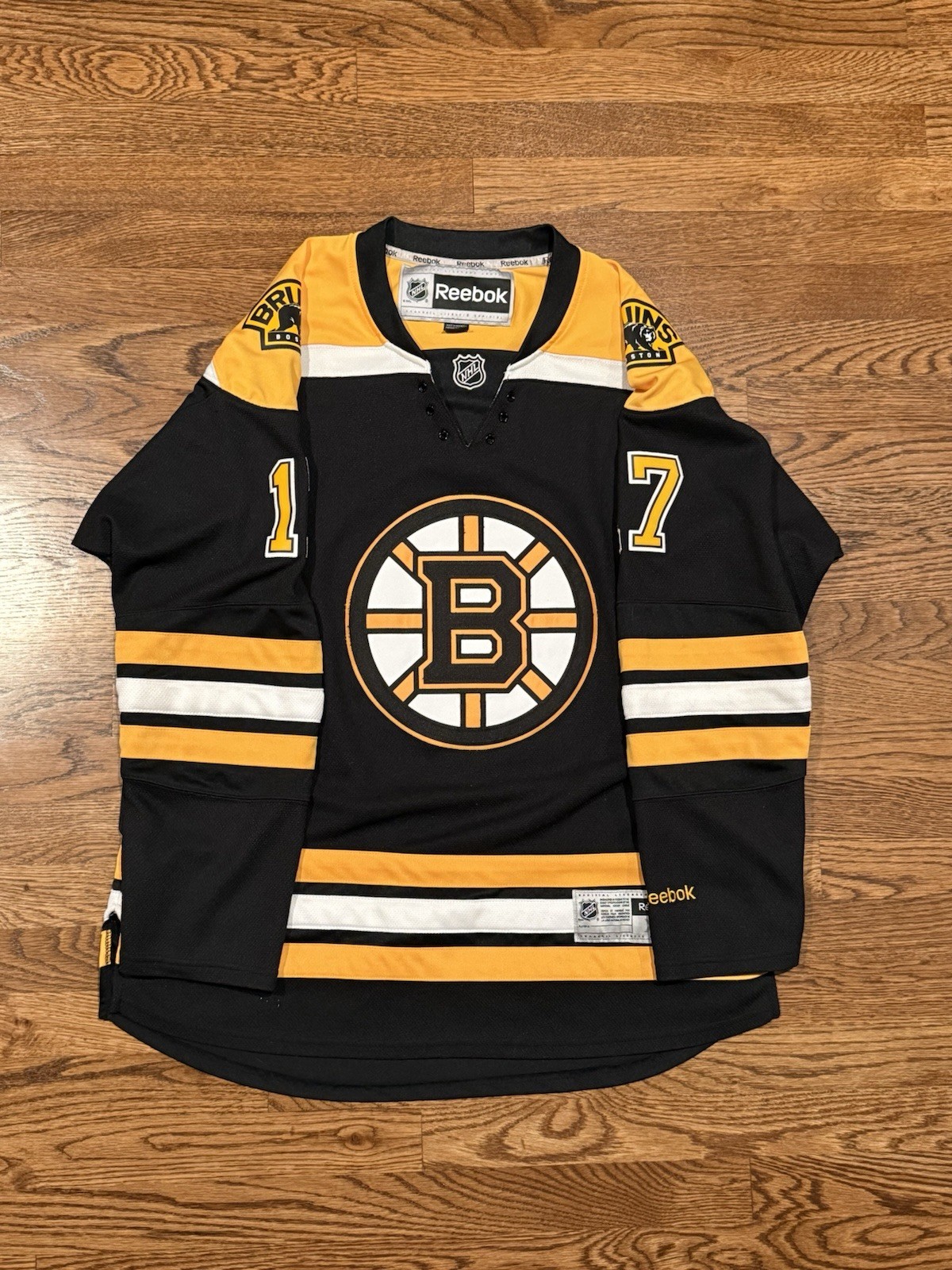 Reebok Milan Lucic Boston Bruins NHL Hockey Jersey Size XL
