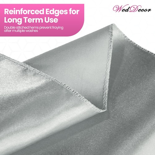 Satin Chair Sashes for Wedding Wider Fuller Bows Sash Banquet Event Decor Party - Picture 53 of 301