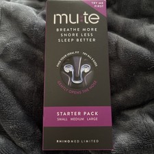 Rhinomed Mute Nasal Dilator Snore Reduction Anti-Snoring Trial Pack S/M/L Sealed