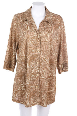 Création Atelier GS Shirt Blouse Print D 48 brown