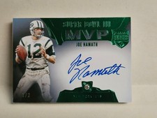 Joe Namath Auto 1/2 2021 Panini Eminence JETS LEGEND HOFer