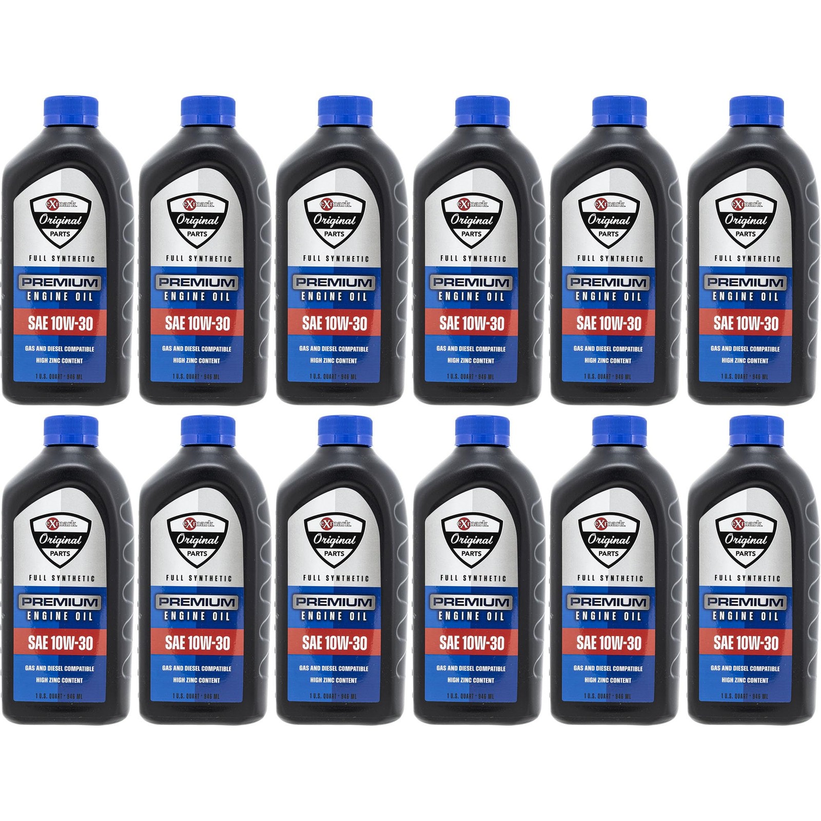 10w-30 Full Synthetic Quart Bottle 12 Pack