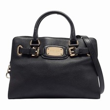 Vintage Michael Kors Black Leather East/West Hamilton Tote🖤