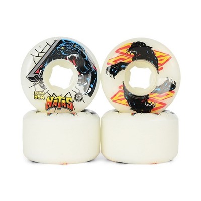 Slime Balls Natas Kaupas Hardline 95a 54mm Skateboard Rollen - Weiß