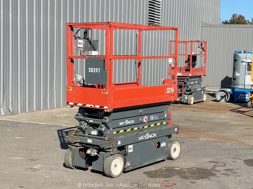 2019 Skyjack SJIII 3219 19' Electric Scissor Lift Man Aerial Platform bidadoo