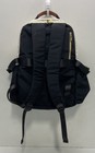 Lovevook Cream and Black Canvas Backpack Gold Hardware Commuter Laptop Bag — photo 2
