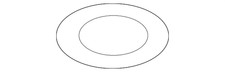 Genuine Mitsubishi Engine Oil Filler Cap Gasket Md311638