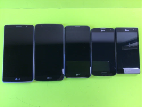 Lot of 5x LG Phones FOR PARTS or RECYCLE