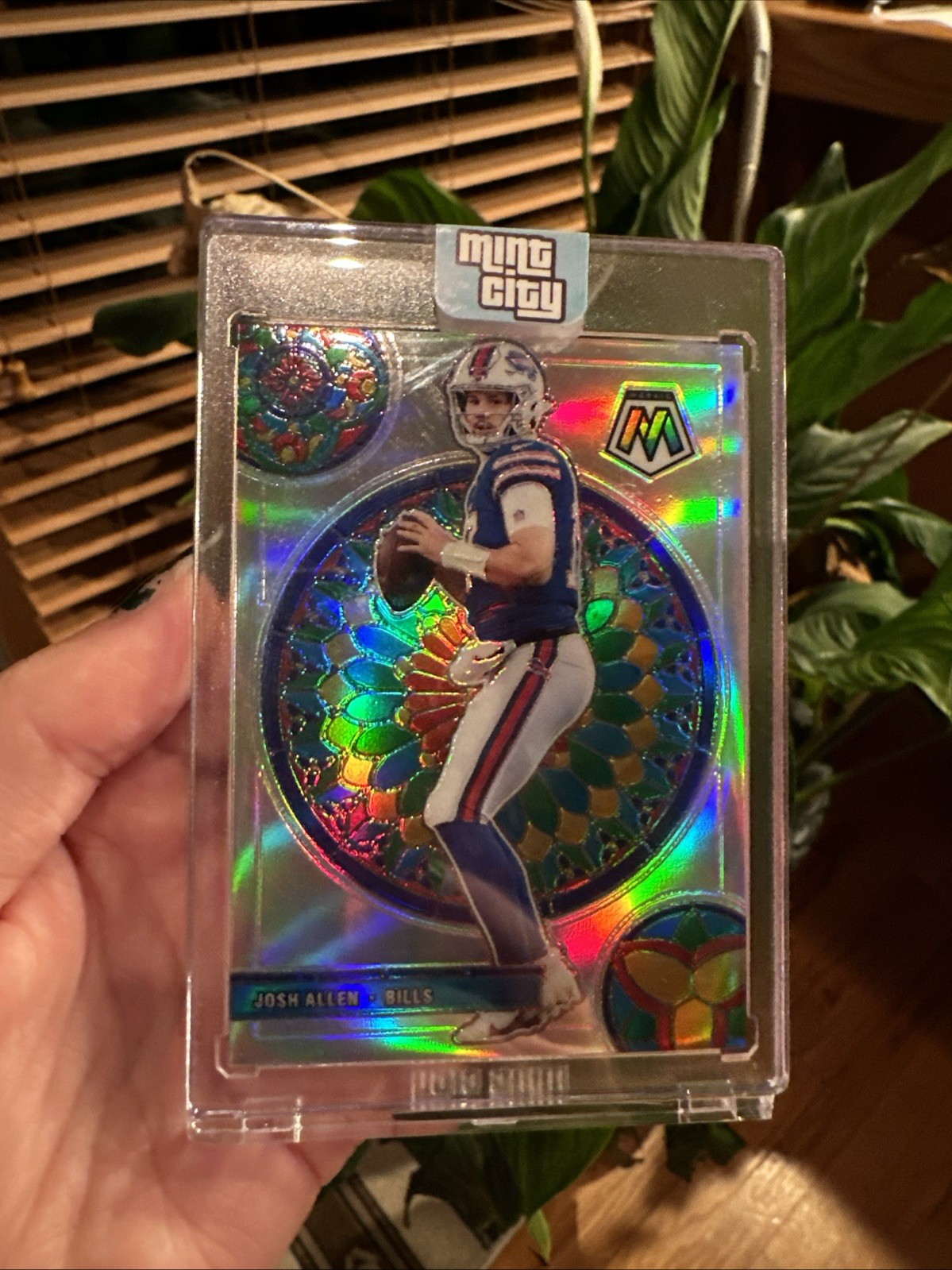 2021 Panini Mosaic Josh Allen Mosaic Glass #GM-4