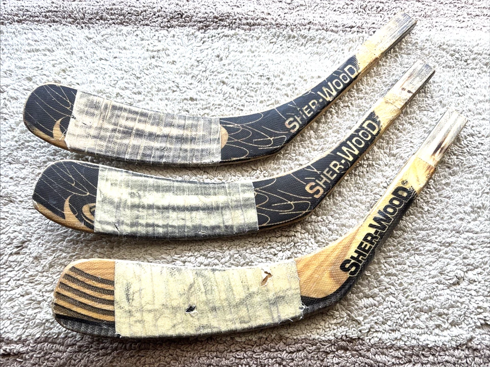 Three Sher-Wood Bondra Pattern Replacement Blades - Hockey Stick Blades - Image 2 of 3