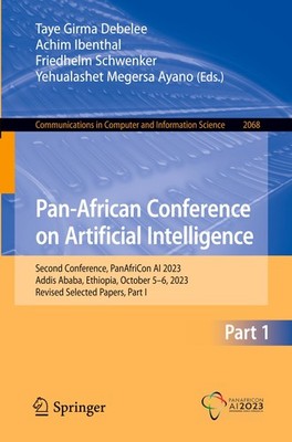 Pan-African Conference on Artificial Intelligence Taye Girma Debelee