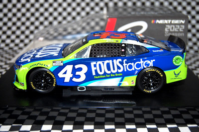 Erik Jones #43 Focus Factor Chevrolet Camaro ZL1 2022 NASCAR Maßstab 1:24 Die-Cast