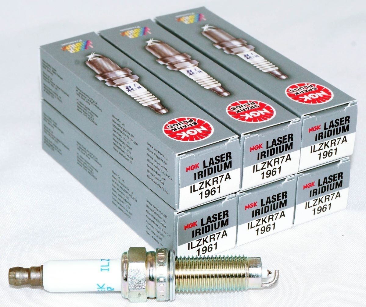 NGK Set of 6 Laser Iridium Spark Plugs For Q7 Cayenne Passat CC Touareg 3.6 V6