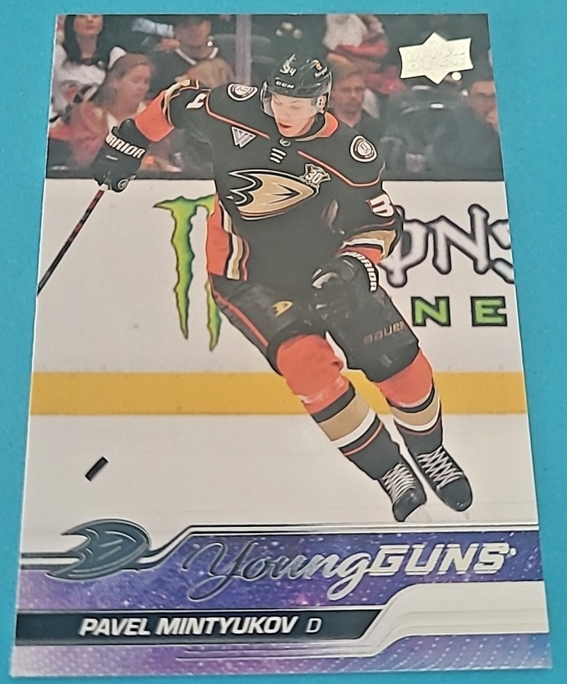 2023-24 Pavel Mintyukov Upper Deck Young Guns Rookie RC #488