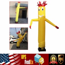 Yellow 10ft Inflatable Wacky Waving Flailing Arms Tube Man Dancing Air Puppet