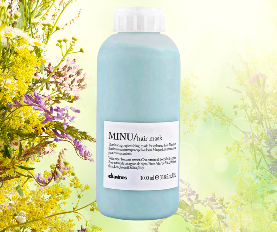 1 litro Davines Essential Haircare Minu Hair Mask 1000 ml  Maschera Illuminante