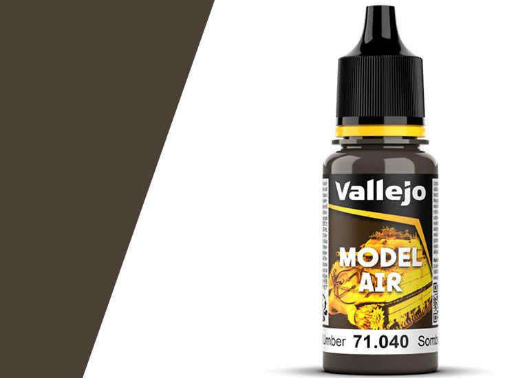 Vallejo VAMA040 18ml - Model Air - 040  Burnt Umber