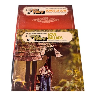 2 E-Z Play Today Sheet Music Books Love Wedding Songs Organ Piano Guitar 132 45