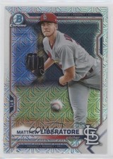 2021 Bowman Chrome Prospects Mega Box Mojo Refractor Matthew Liberatore 0o6v