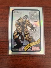 2025 Topps Chrome Marvel Sabretooth Silver Refractor #92