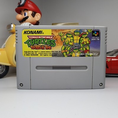 TMNT Turtles Turtles In Time Nintendo Super Famicom  (read the description)