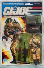 VINTAGE HASBRO GI JOE ARAH 1990 AMBUSH 22 BACK MOC SEALED DAMAGE READ